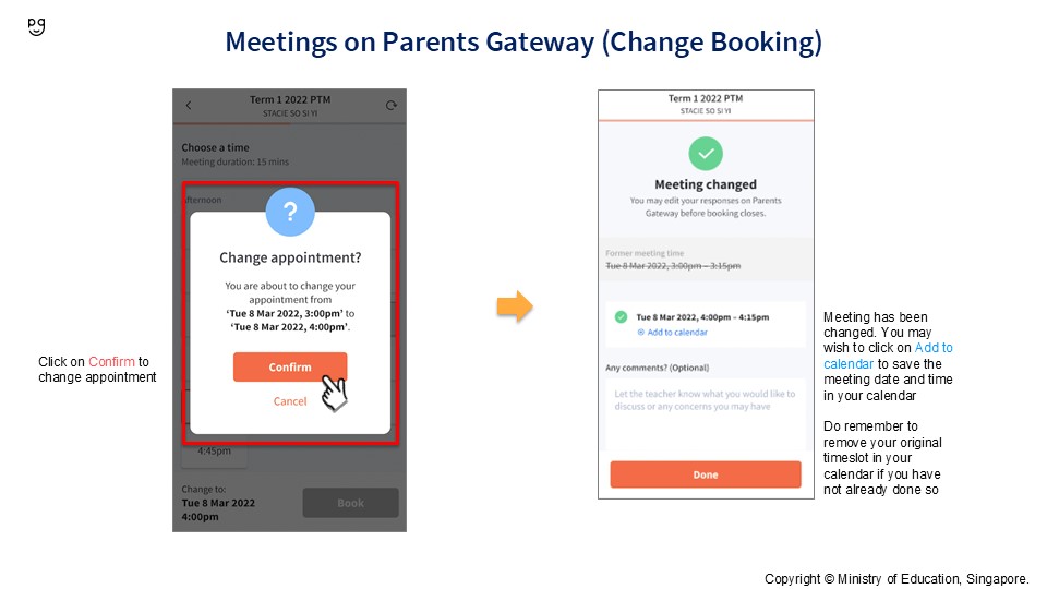 Change Booking 3